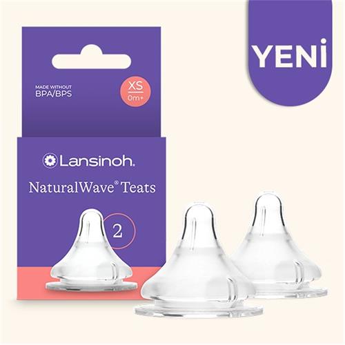 Lansinoh Natural Wawe 2li Biberon Emziği Extra Yavaş Akışlı 