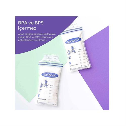 Lansinoh Süt Saklama Poşeti 50 Adet 40073