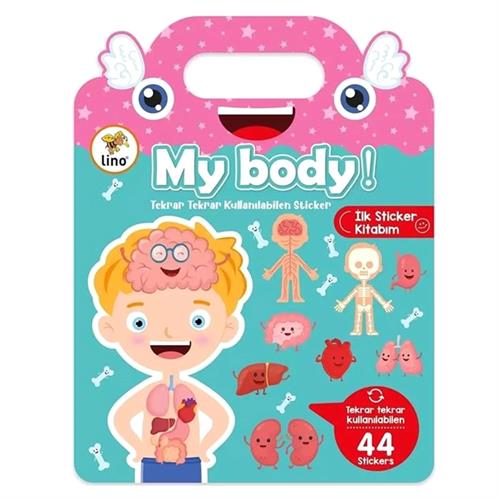 Lino My Body Tekrar Kullanılabilen İlk Sticker Kitabım LS-500