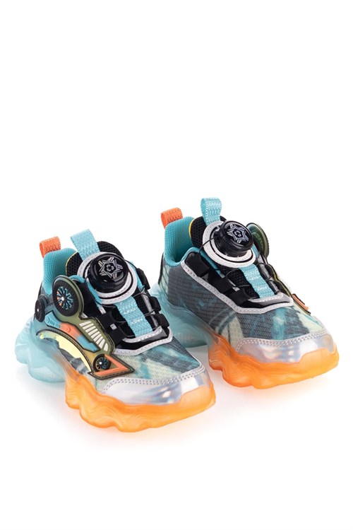 Marco Kids Erkek Çocuk Işıklı Spor Ayakkabı Turuncu 26Y1214