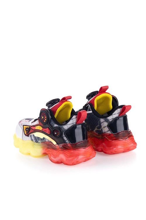 Marco Kids Erkek Çocuk Işıklı Spor Ayakkabı Sarı 26Y1214