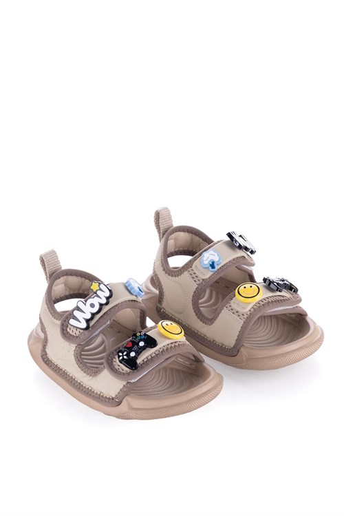 Marco Kids Erkek Çocuk Sandalet Bej 26Y1605