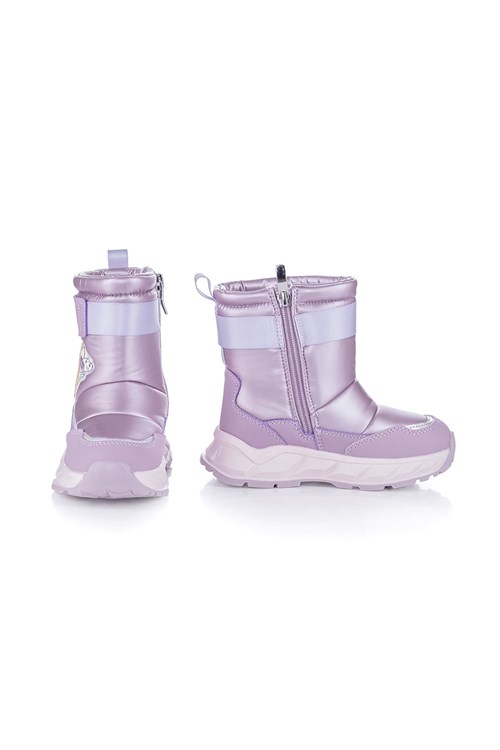 Marco Kids Kız Çocuk Casual Kar Botu Lila 22673 P-1