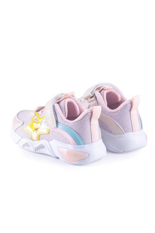 Marco Kids Kız Çocuk Işıklı Ayakkabı Pudra 26Y315