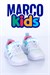 Marco Kids Kız Çocuk Işıklı Spor Ayakkabı Beyaz 26Y905