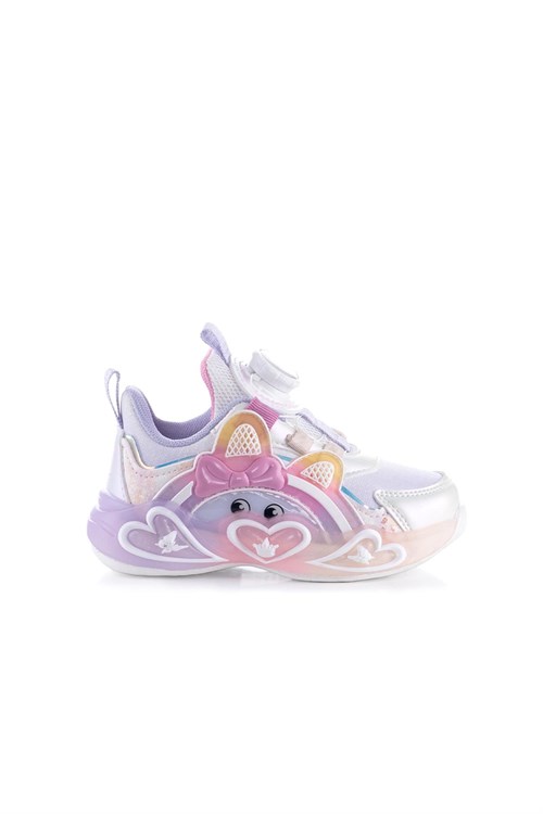 Marco Kids Kız Çocuk Işıklı Spor Ayakkabı Lila 26Y1210