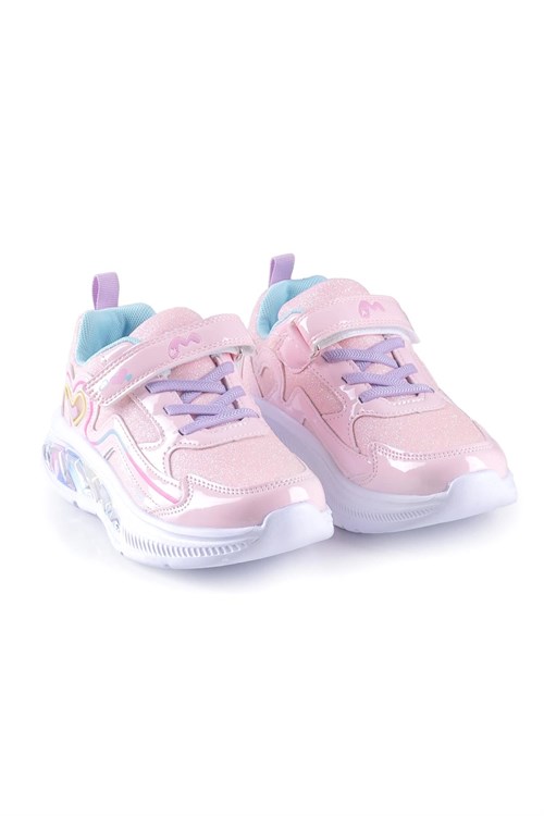 Marco Kids Kız Çocuk Işıklı Spor Ayakkabı Pembe 26Y314