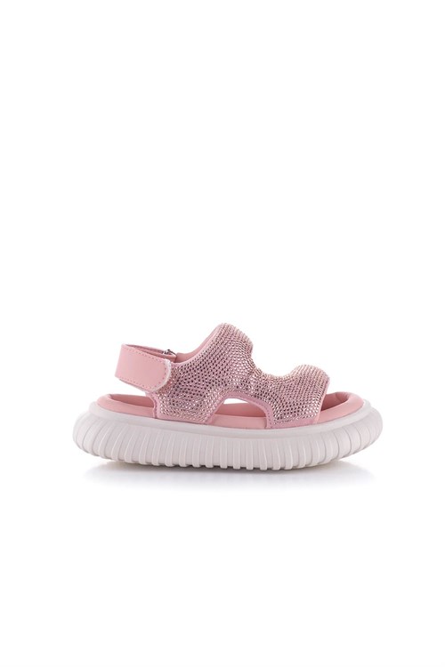 Marco Kids Kız Çocuk Taşlı Sandalet Pembe 26Y845