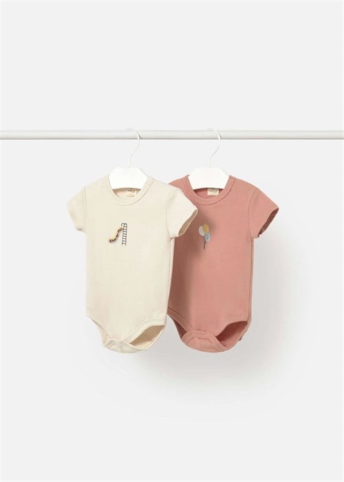 Mayoral Bebek 2li Baskılı Zıbın Set Kiremit 1739