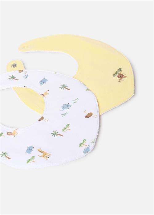 Mayoral Bebek 2li Havlulu Hayvan Desenli Önlük Set Sarı 9073