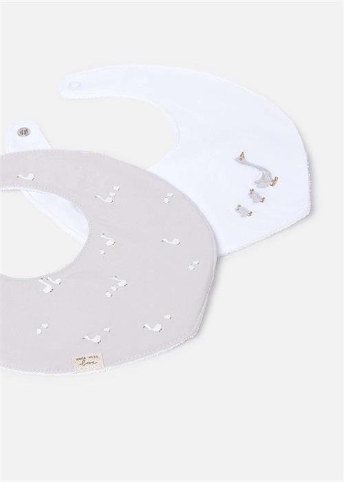 Mayoral Bebek 2li Havlulu Ördek Desenli Önlük Set Gri 9073