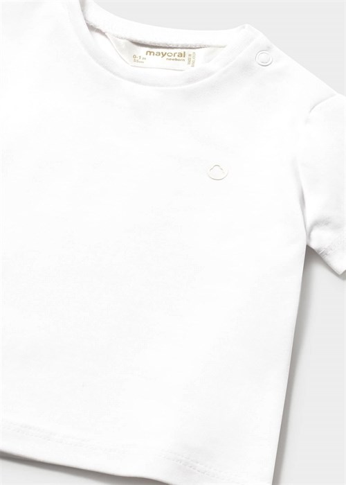 Mayoral Bebek Basic Tişört Beyaz 1073