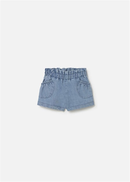 Mayoral Bebek Cepli Denim Şort Mavi 1285