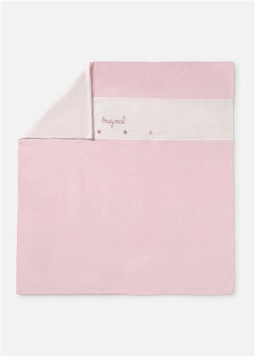 Mayoral Bebek Desenli Battaniye Pembe 9958