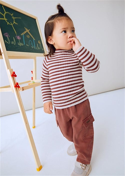 Mayoral Bebek Kargo Pantolon Kahverengi 2591
