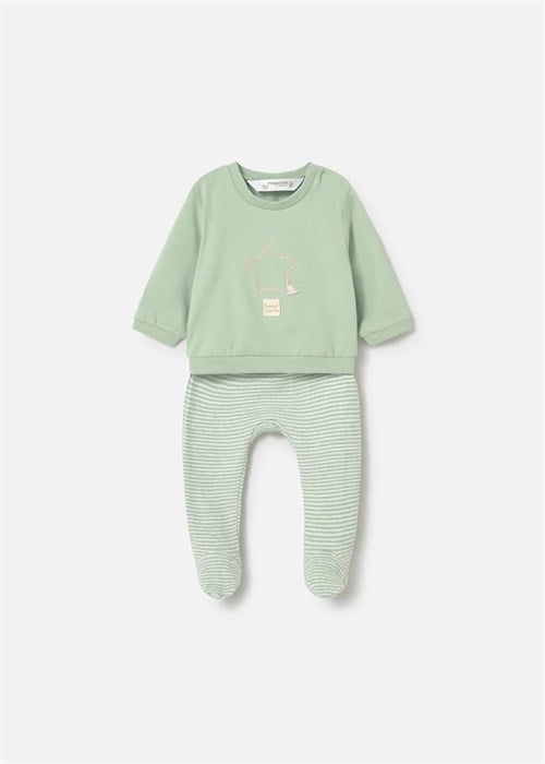Mayoral Bebek Sweatshirt Patilkli Alt Üst Takım Yeşil 1599