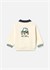 Mayoral Erkek Bebek Baskılı Polo Yaka Sweatshirt Krem 2419