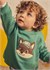 Mayoral Erkek Bebek Baskılı Sweatshirt Yeşil 2418
