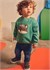 Mayoral Erkek Bebek Baskılı Sweatshirt Yeşil 2418