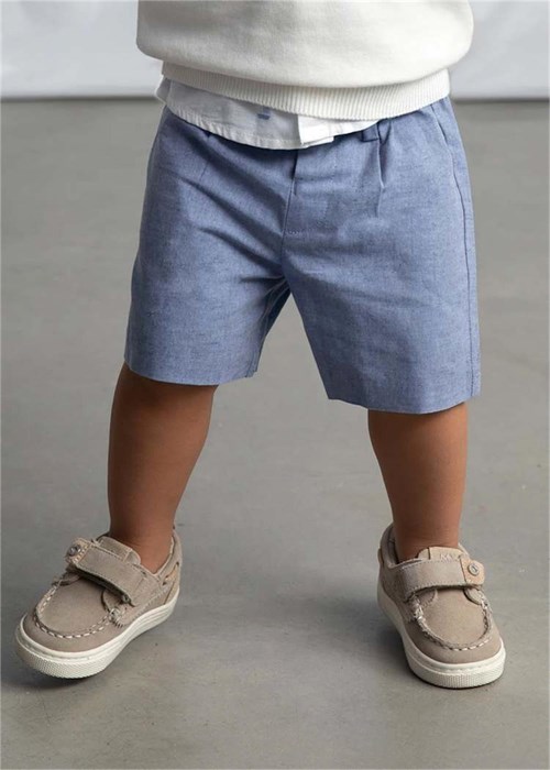 Mayoral Erkek Bebek Bermuda Şort Mavi 1215