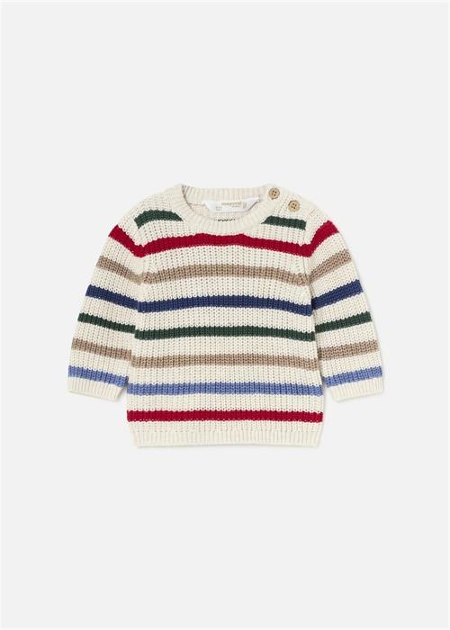 Mayoral Erkek Bebek Çizgili Kazak Bej 2307