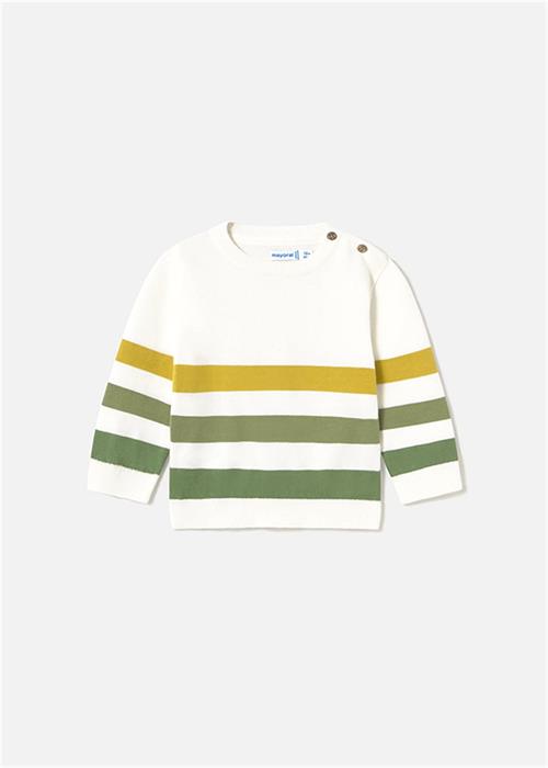 Mayoral Erkek Bebek Çizgili Kazak Sarı 1301