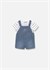 Mayoral Erkek Bebek Denim Kısa Tulum Tişört Takım Mavi 1623