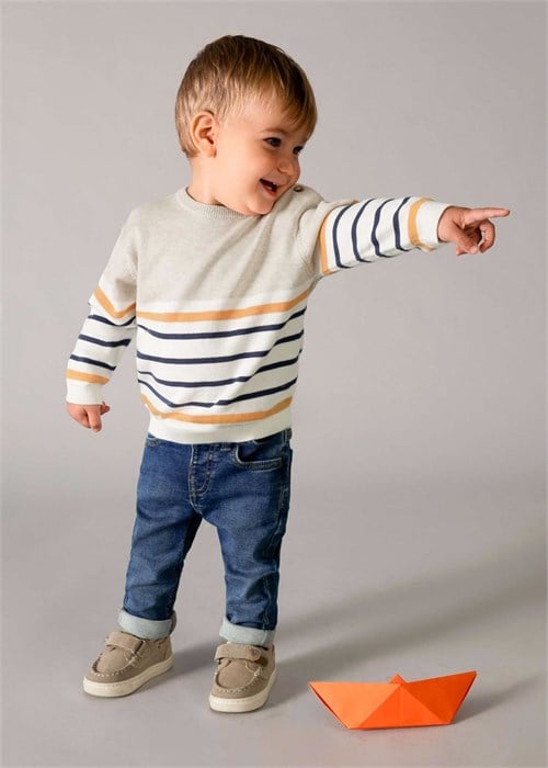 Mayoral Erkek Bebek Denim Pantolon Koyu Mavi 1522