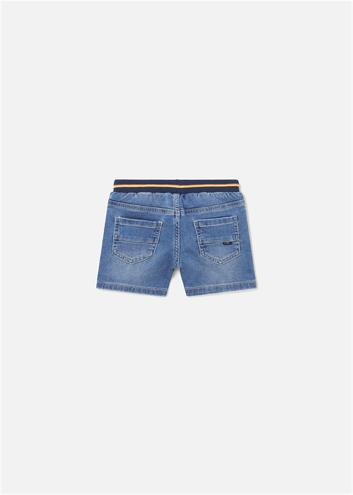 Mayoral Erkek Bebek Denim Soft Şort Mavi 1239