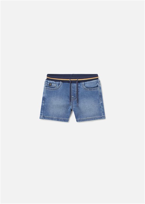 Mayoral Erkek Bebek Denim Soft Şort Mavi 1239