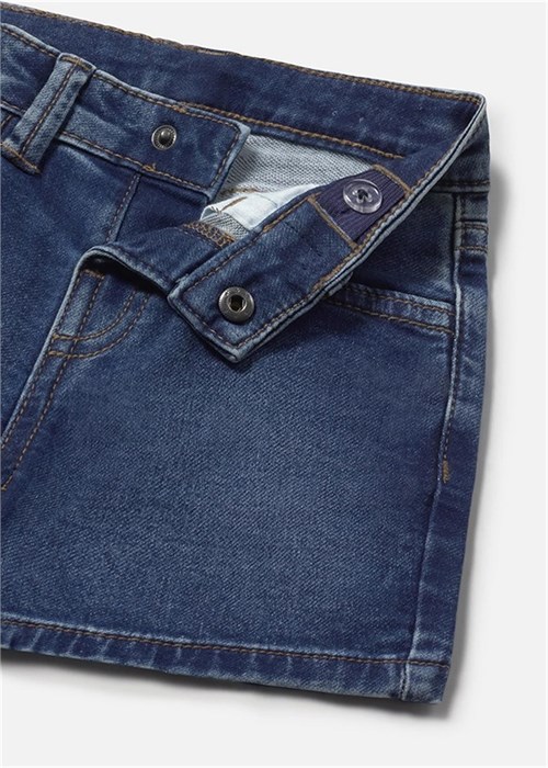Mayoral Erkek Bebek Denim Şort Lacivert 1219