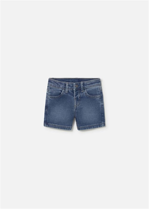 Mayoral Erkek Bebek Denim Şort Mavi 1219