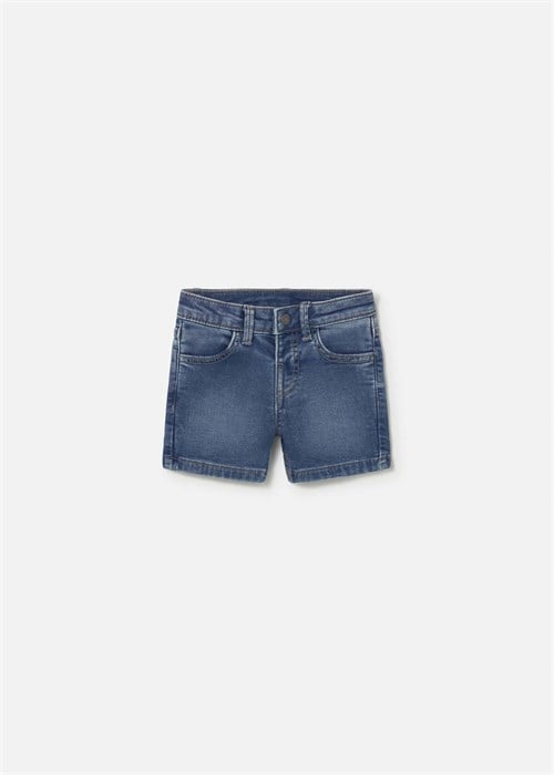 Mayoral Erkek Bebek Denim Şort Mavi 1219