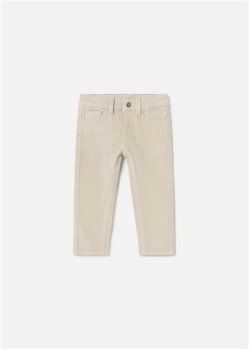 Mayoral Erkek Bebek Fitilli Slim Fit Pantolon Krem 502