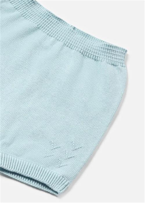 Mayoral Erkek Bebek Gömlek Triko Şort Takım Mint 1206