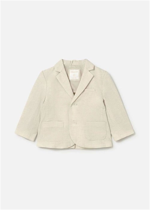 Mayoral Erkek Bebek Kareli Blazer Ceket Krem 1404