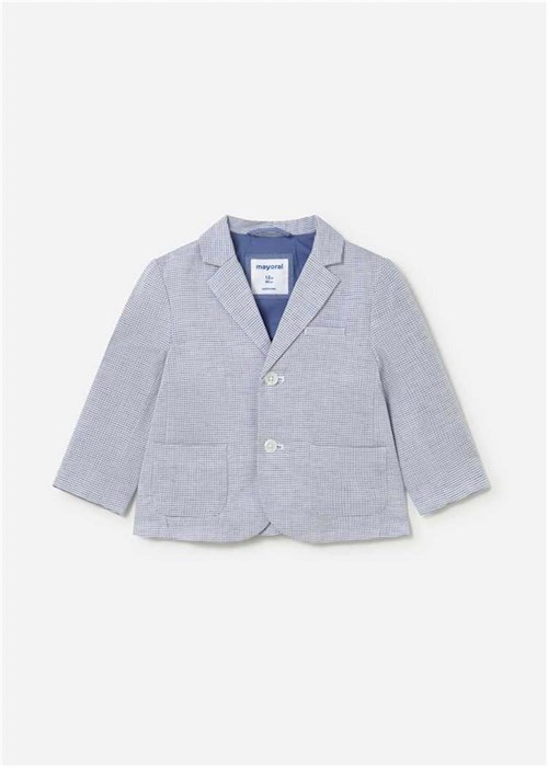 Mayoral Erkek Bebek Kareli Blazer Ceket Açık Mavi 1404