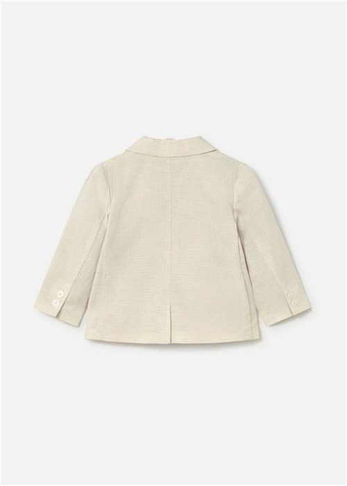 Mayoral Erkek Bebek Kareli Blazer Ceket Krem 1404