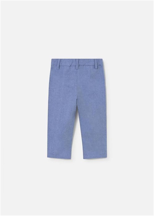 Mayoral Erkek Bebek Keten Pantolon Mavi 1517
