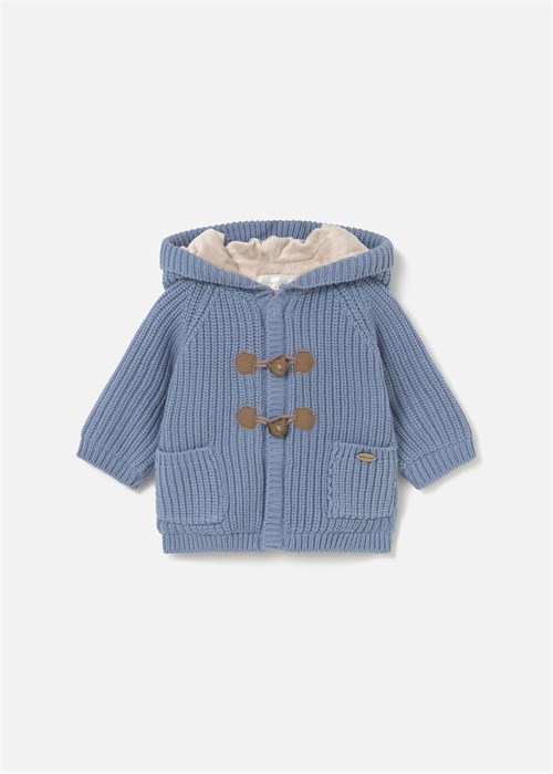Mayoral Erkek Bebek Peluş Örme Hırka Mavi 2330