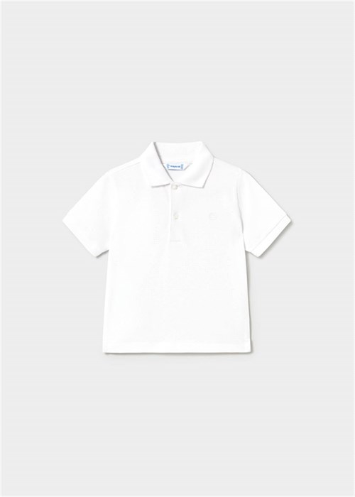 Mayoral Erkek Bebek Polo Yaka Tişört Beyaz 102