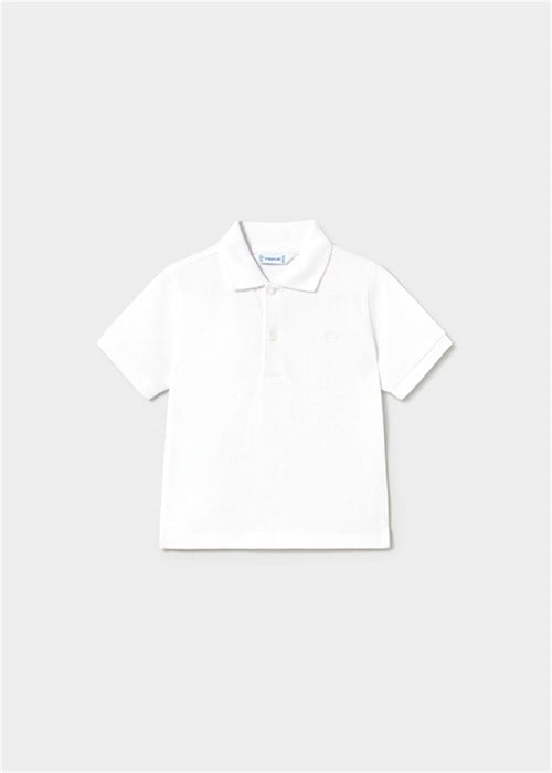Mayoral Erkek Bebek Polo Yaka Tişört Beyaz 102