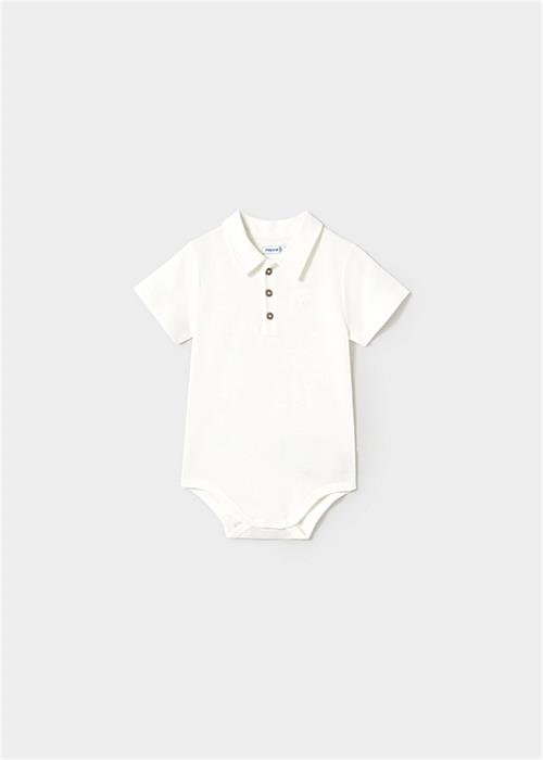 Mayoral Erkek Bebek Polo Yaka Zıbın Body Krem 1744