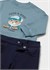 Mayoral Erkek Bebek Sweatshirt Pantolon Takım Mavi 2551