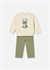 Mayoral Erkek Bebek Sweatshirt Pantolon Takım Yeşil 2551