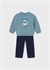 Mayoral Erkek Bebek Sweatshirt Pantolon Takım Mavi 2551
