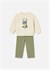Mayoral Erkek Bebek Sweatshirt Pantolon Takım Yeşil 2551
