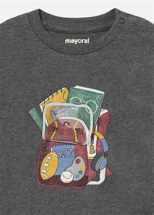 Mayoral Erkek Bebek Uzun Kollu Tişört Gri 2033