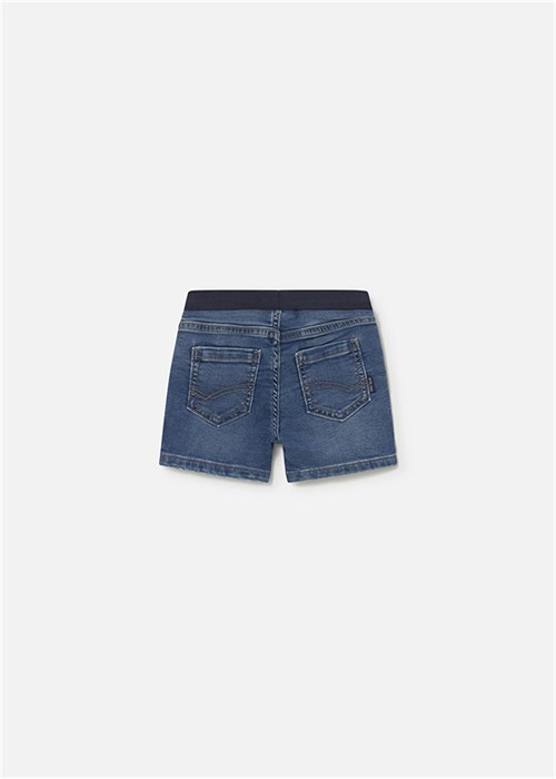 Mayoral Erkek Bebek Yumuşak Denim Bermuda Şort Lacivert 1221