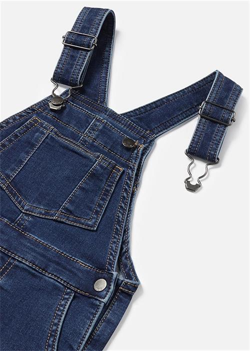 Mayoral Erkek Bebek Yumuşak Denim Kot Tulum Lacivert 2637
